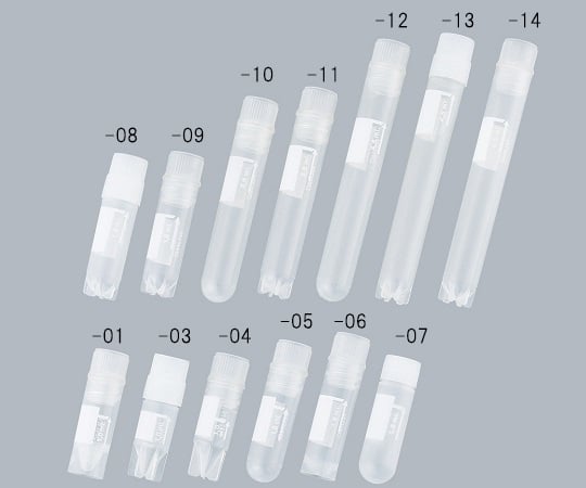 1.8ml　クライオチューブ（スターフット／アウターキャップ）　53×φ12.5　450本　375418 1箱(50本×9袋入)