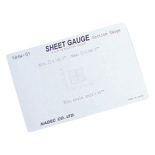Microscope scale (sheet gauge) Section gauge NHW-01 1 piece