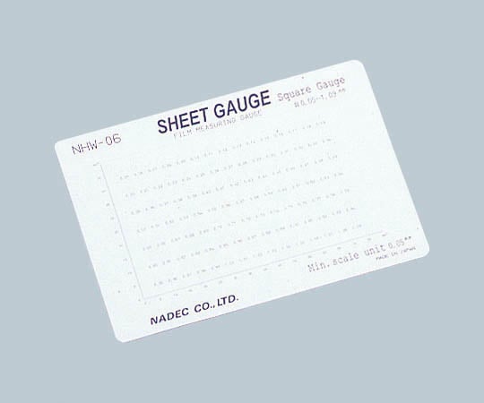 현미경용 스케일(시트 게이지) 스퀘어 게이지 NHW-06 1개