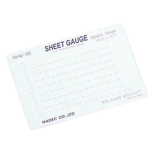 Microscope scale (sheet gauge) Square gauge NHW-06 1 piece