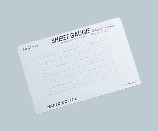 Microscope scale (sheet gauge) Square gauge NHW-11 1 piece
