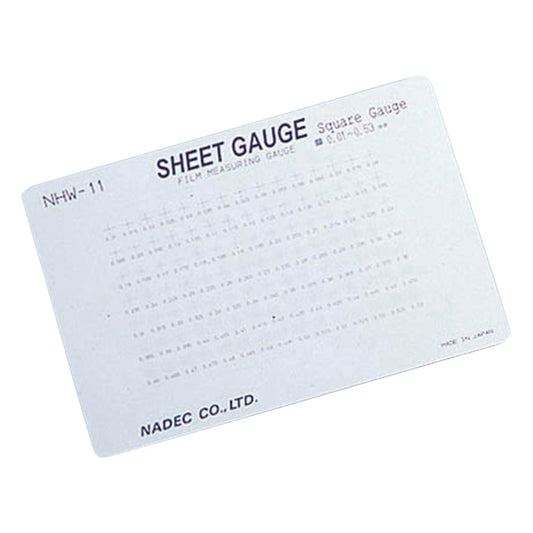 Microscope scale (sheet gauge) Square gauge NHW-11 1 piece