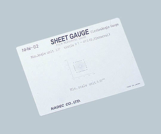 Microscope scale (sheet gauge) Angle gauge NHW-02 1 piece
