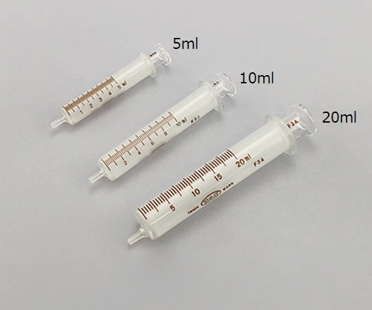 White hard syringe, glass tip, 200mL, 01000021, 1 unit