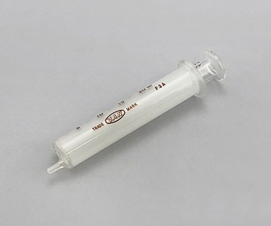 White hard syringe, glass tip, 20mL, 00200614, 1 unit