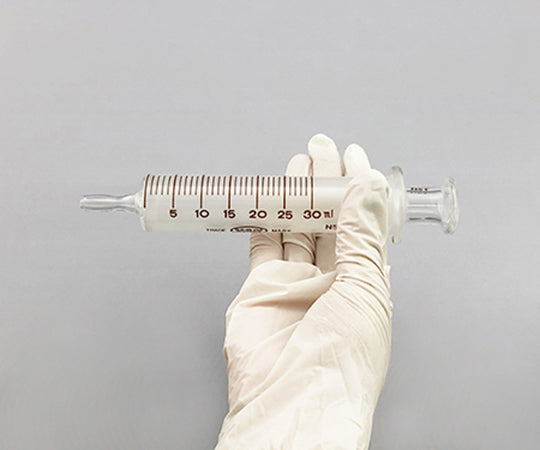 White hard syringe, enema tip, 30mL, 00200724, 1 unit