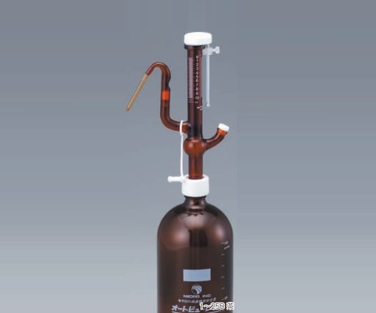 Autoburette (with brown bottle, brown) 10mL 10B 1 piece