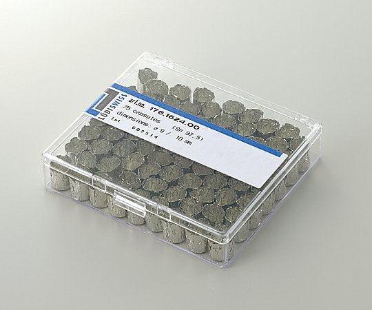 元素分析用サンプル容器 すずカプセルφ9.0mm 1箱（75個入） 1箱(75個入)