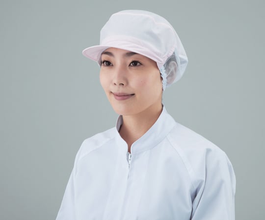 Women's sanitary cap, round mesh top, pink, 1-15, 1 piece/bag