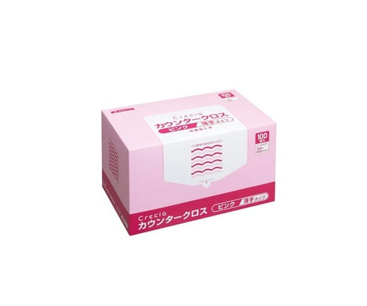 크레시아 카운터 크로스 얇은 타입 핑크 1상자(100장입) 65422 1상자(100장입)