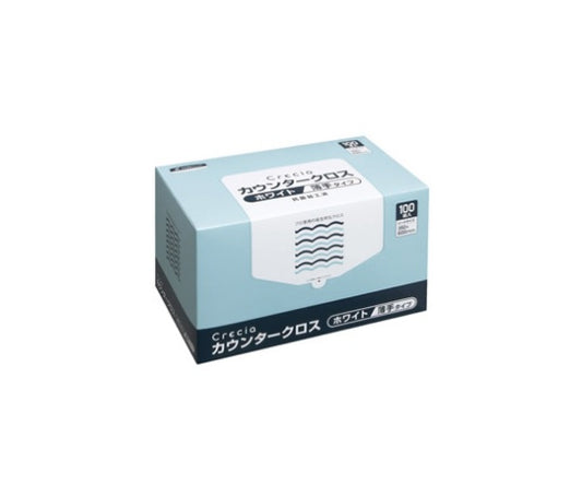 크레시아 카운터 크로스 얇은 타입 화이트 1상자(100장입) 65402 1상자(100장입)