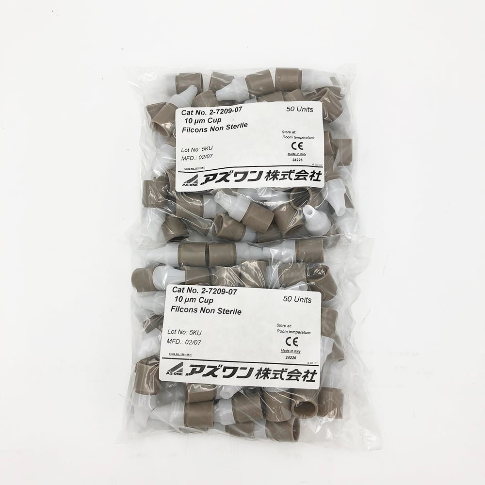 細胞分画フィルター フィルコンNカップ 10μm 1袋（100本入） 1袋(100本入)