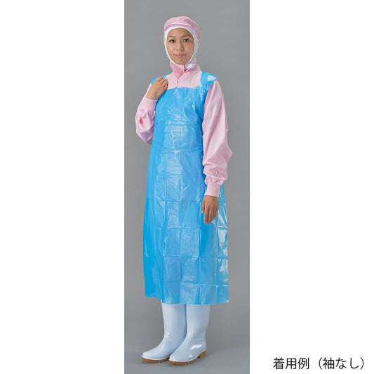 ディスポエプロン ブルー 1箱（120枚入）　E-8D 1箱(120枚入)