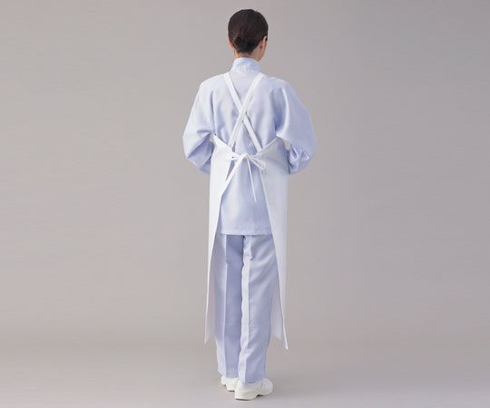 胸付前掛　ＥＶＡ製　ホワイト　A-7 1枚