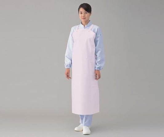 胸付前掛　ＥＶＡ製　ピンク　A-7 1枚