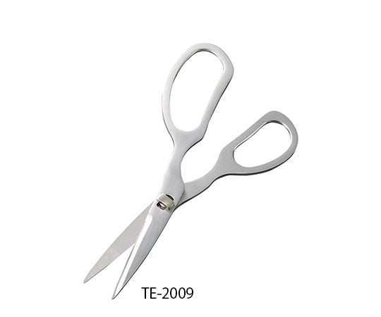 検査用ハサミ　ギザ刃　TE-2009 1個