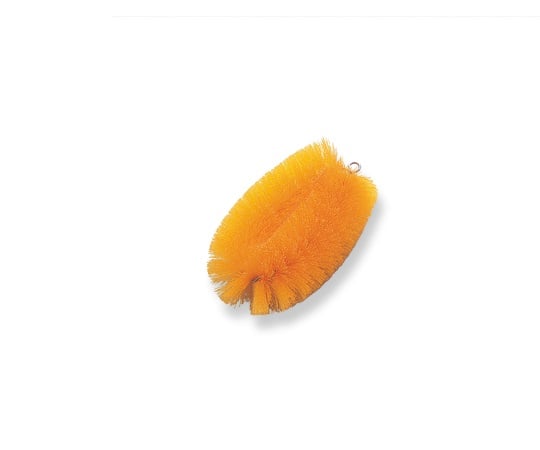 Colored scrubbing brush, orange, 1 piece