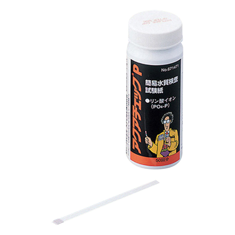 Water quality test paper Phosphate ion (PO4-P) Aqua Check P 1 box (50 pieces x 6 boxes) 1 box (50 pieces x 6 boxes)