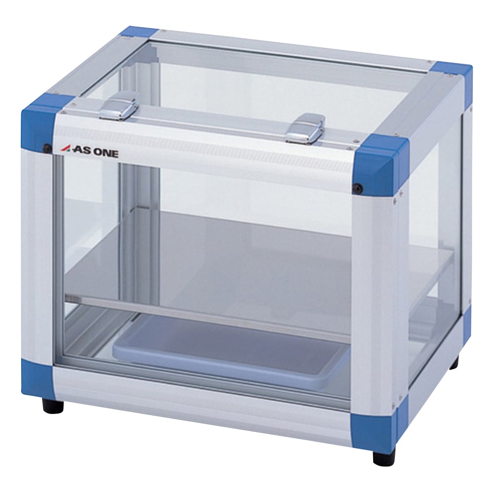 Portable desiccator (tempered glass) 400 x 318 x 332 mm PLG 1 unit