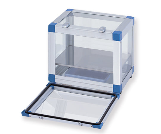 Portable desiccator (tempered glass) 400 x 318 x 332 mm PLG 1 unit