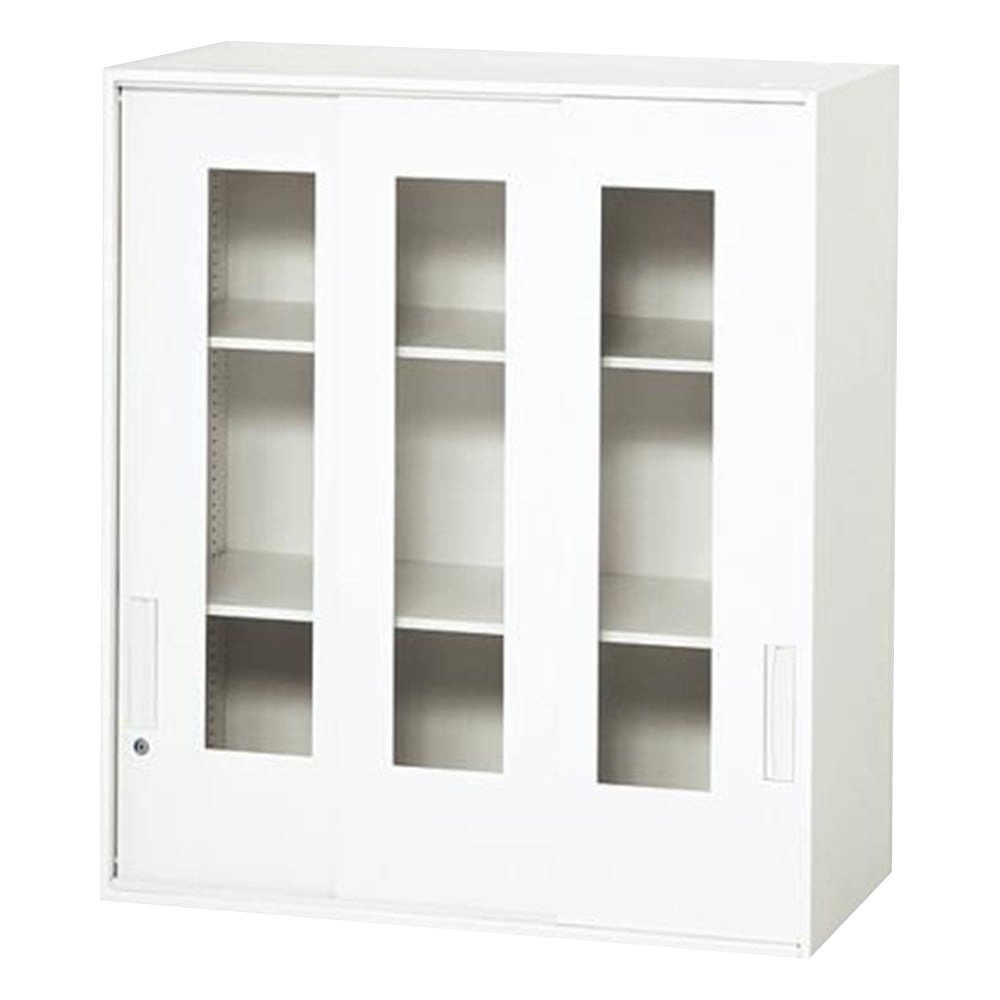Chemical-resistant sliding storage cabinet with three acrylic window doors V945-10TG 1 unit