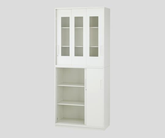 Chemical-resistant sliding storage cabinet with three acrylic window doors V945-10TG 1 unit