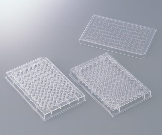 マイクロプレート　底フラット　50枚（フタ別売）　GDMP-96F 1箱(1枚×50袋入)