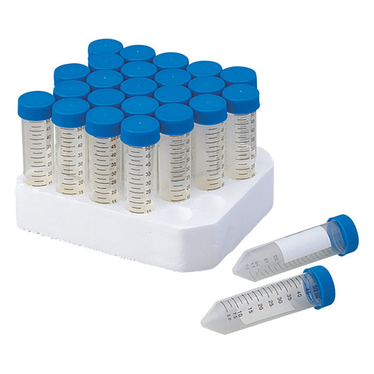 Centrifuge tubes (with rack) Conical type 50mL 1 box (25 tubes x 20 racks) ECK-50ML-R 1 box (25 tubes x 20 racks)