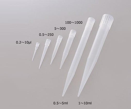 フィンチップ（スタンダードチップ）　0.2～10μL　96本／ラック×10ラック　9400300 1箱(96本×10ラック入)