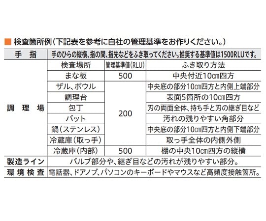 ルシパックA3　Surface　100本入　(ATPふき取り検査システム)　60361 1箱(100本入)