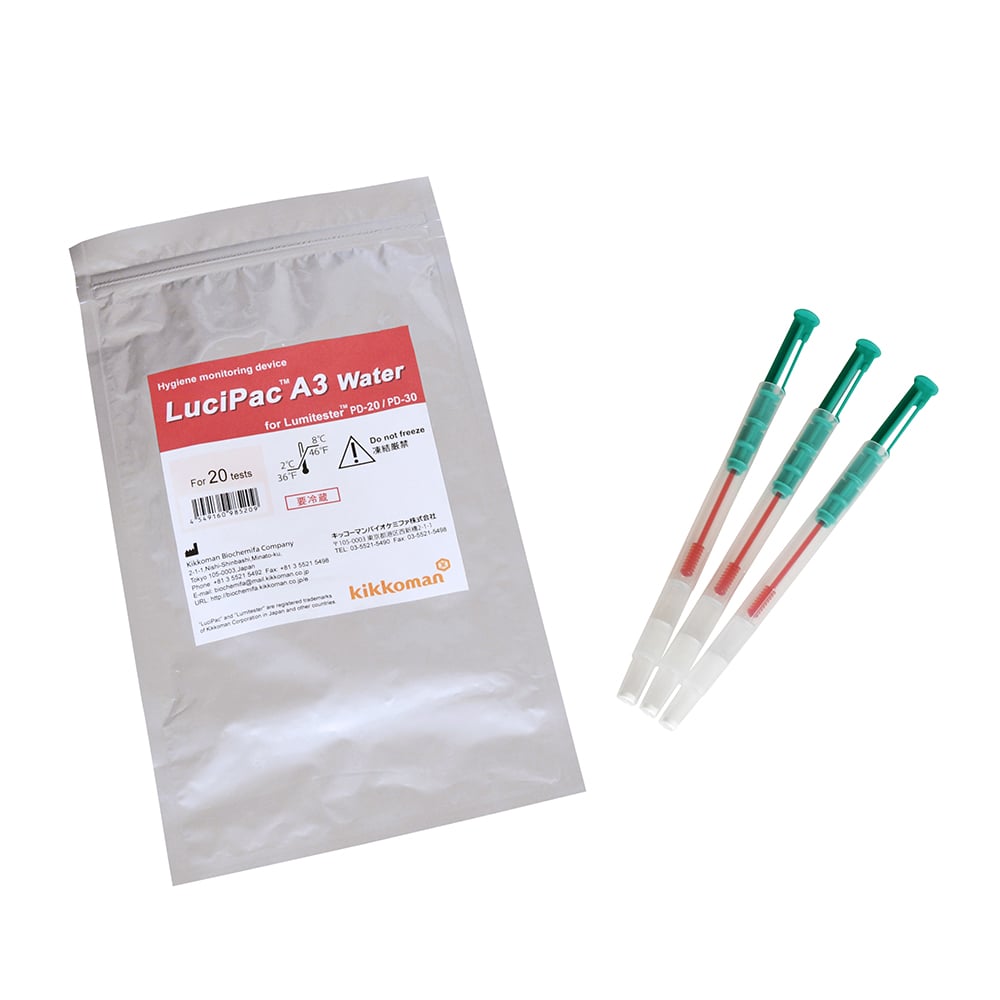 루시팩 A3 Water 20개입(ATP 닦아내기 검사 시스템) 60365 1봉(20개입)