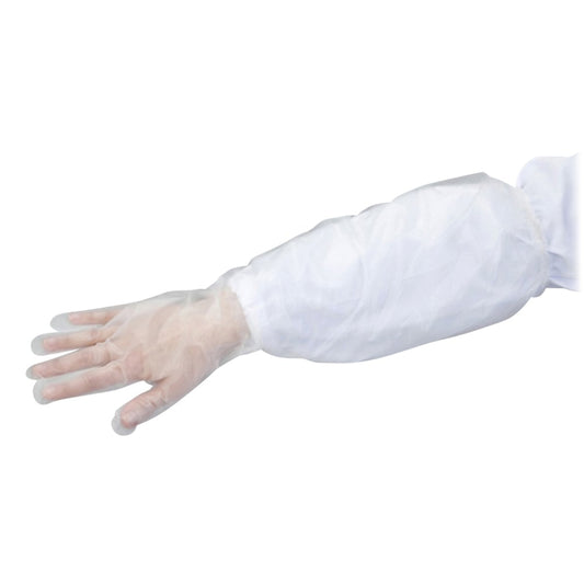 Polyethylene long gloves 600mm 50 pieces 1 bag (50 pieces)