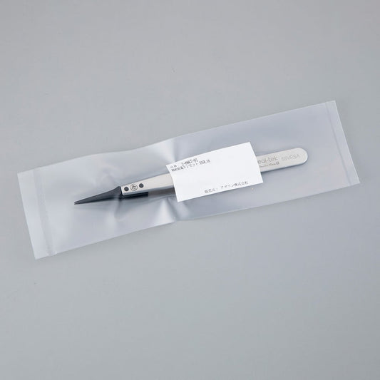 精密耐薬ピンセット SCC洗浄品 直・細く鋭い 0.5×0.6mm　5SVR.SA 1本
