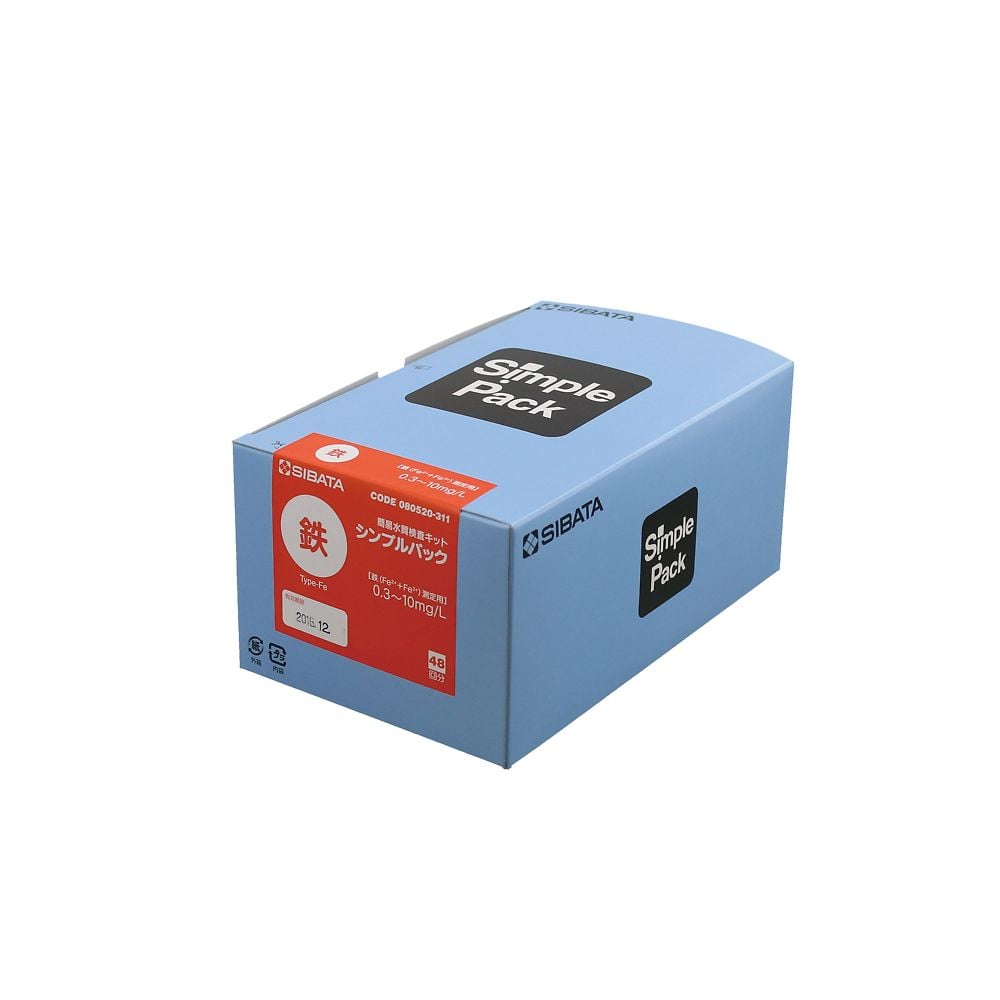 Simple Water Quality Test Kit (Simple Pack(R)) Iron 1 box (48 pieces) 080520-311 1 box (48 pieces)