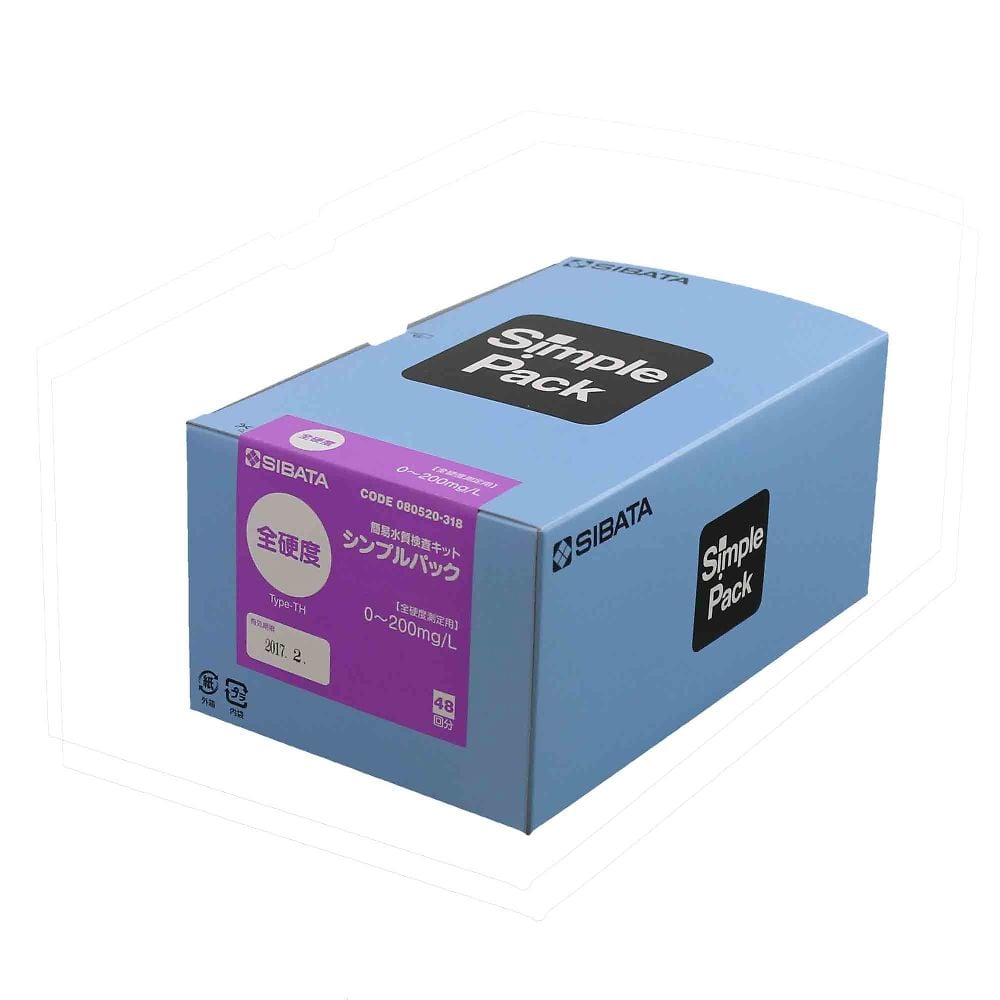 Simple Water Quality Test Kit (Simple Pack (R)) Total Hardness 1 box (48 pieces) 080520-318 1 box (48 pieces)