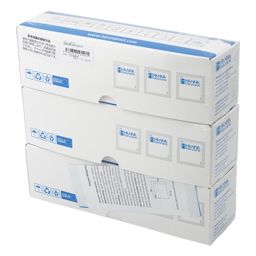 全塩素粉末試薬 300回分 1箱（300セット入）　HI93711-03 1箱(300セット入)