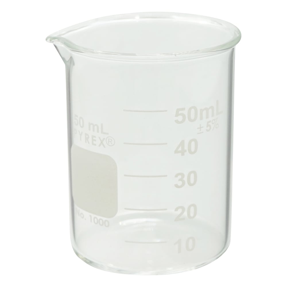 ビーカー PYREX® 50mL　1000J-50 1個