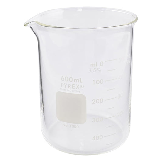 ビーカー　PYREX(R)　600mL　1000-600 1個