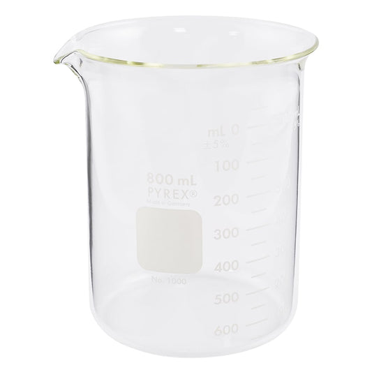 ビーカー　PYREX(R)　800mL　1000-800 1個