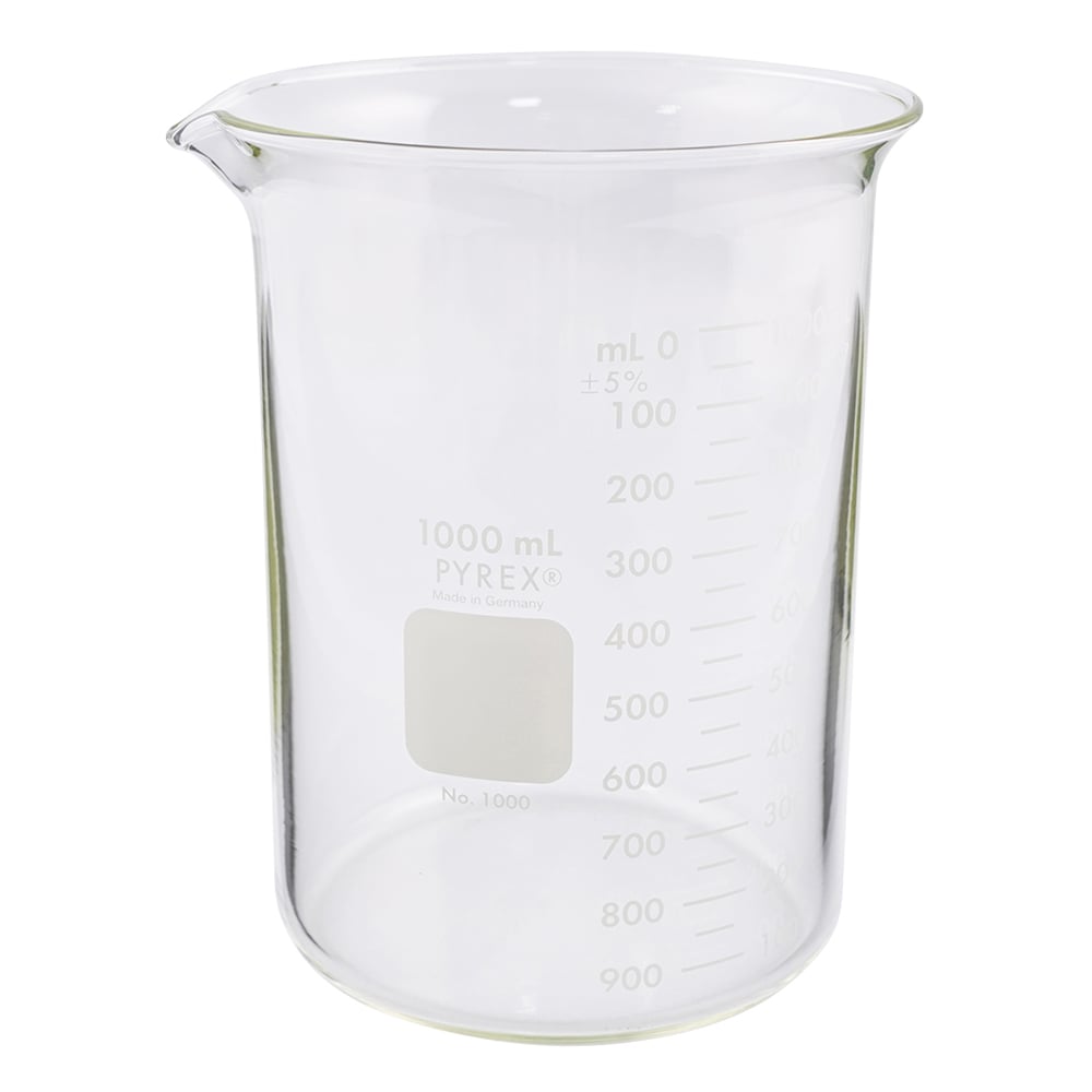 ビーカー　PYREX(R)　1000mL　1000-1L 1個