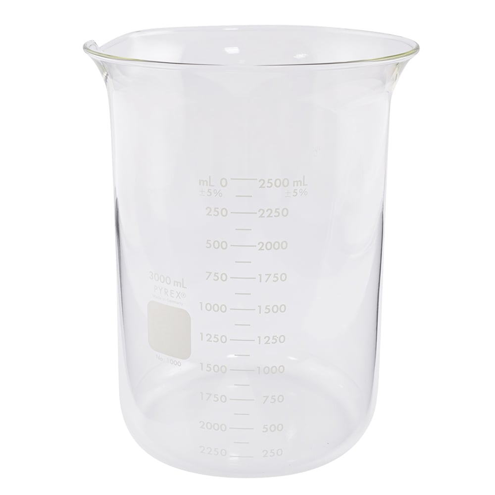 ビーカー　PYREX(R)　3000mL　1000-3L 1個