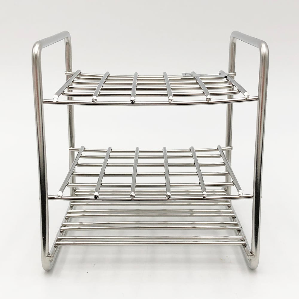 ステンレス試験管立　配列：5×5　サイズ：□15mm　13‐25H 1台