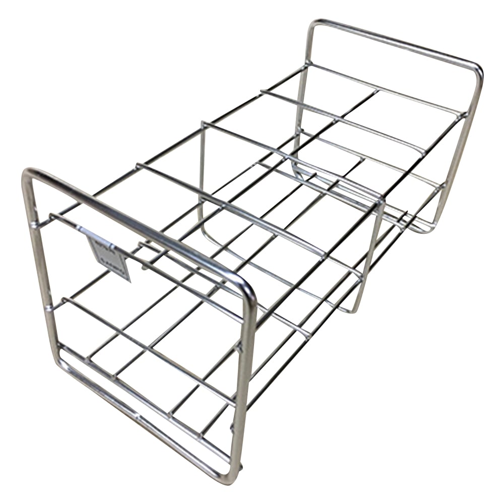 Stainless steel test tube rack, arrangement: 2 x 4, size: □42mm, 40‐8, 1 unit