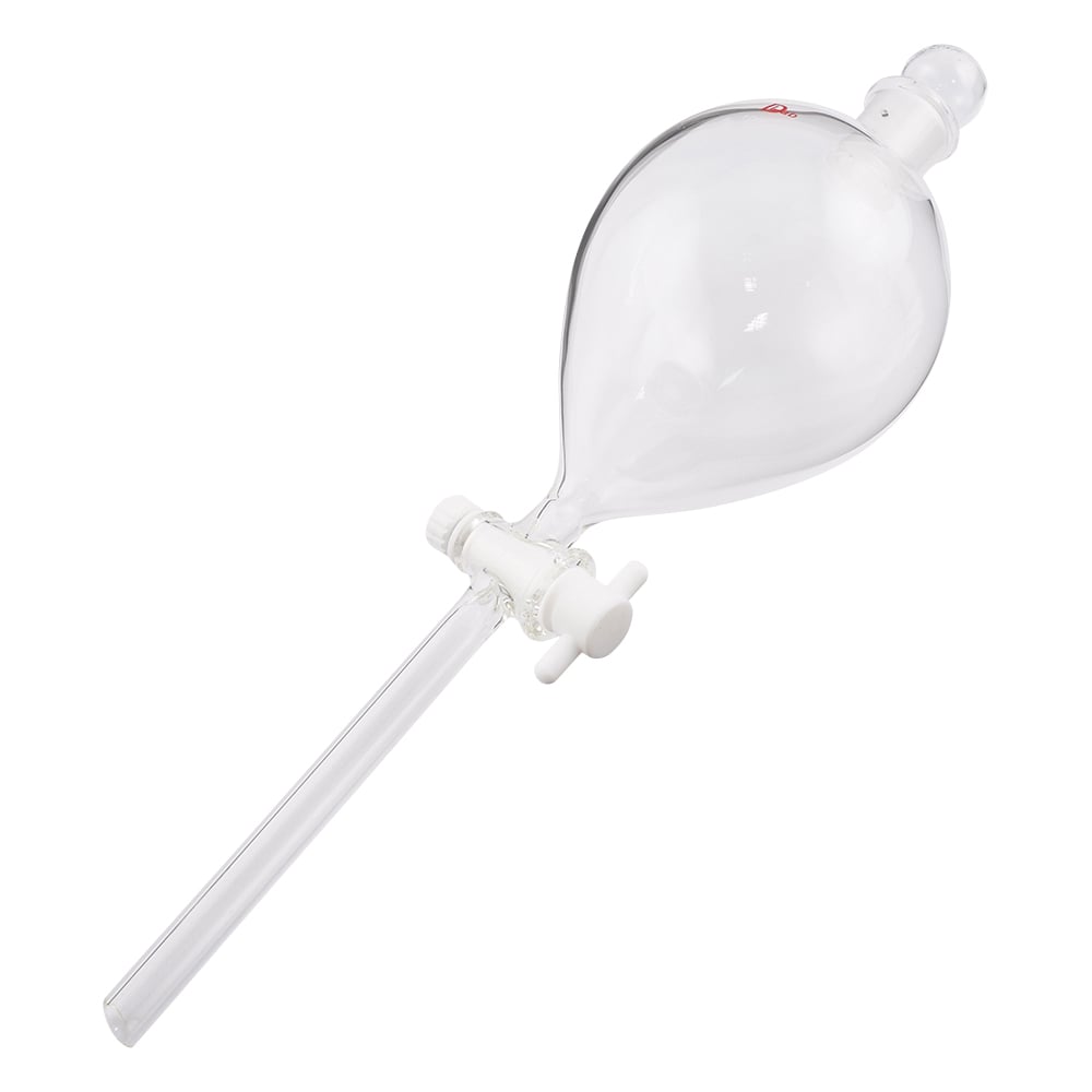 Separatory funnel, ball type, with PTFE cock, 1000mL, 1 pc