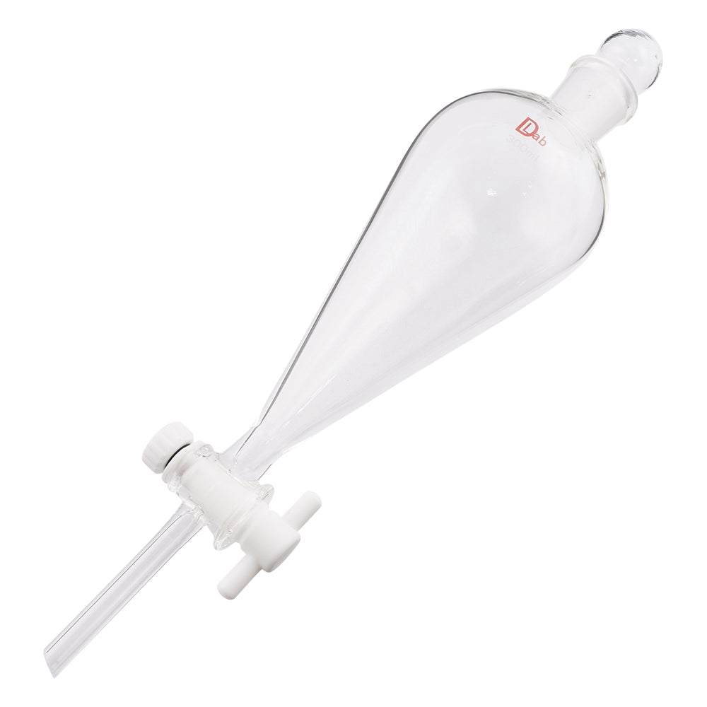 Separating funnel, skive type, with PTFE cock, 300mL, 1 piece