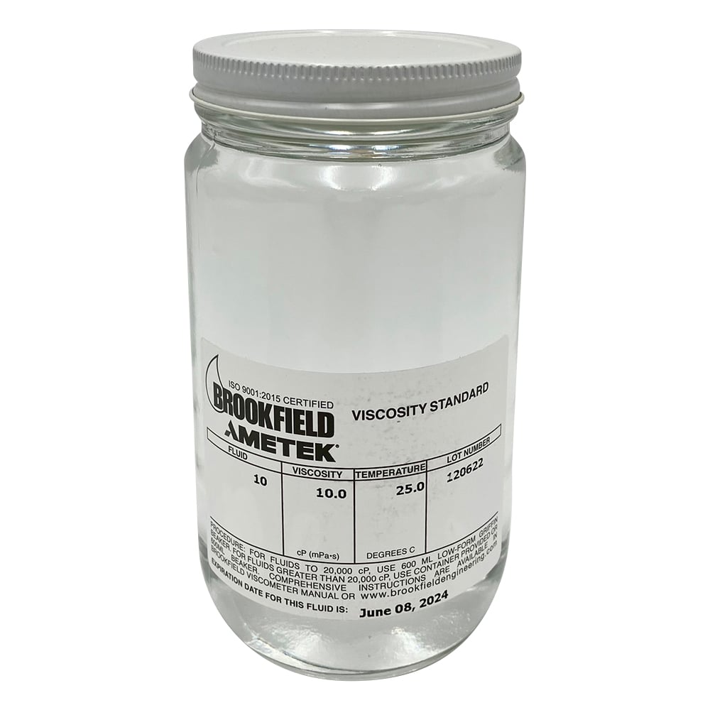 Brookfield Silicone Standard Viscosity Fluid 10mPa・s 10 CPS 1 bottle