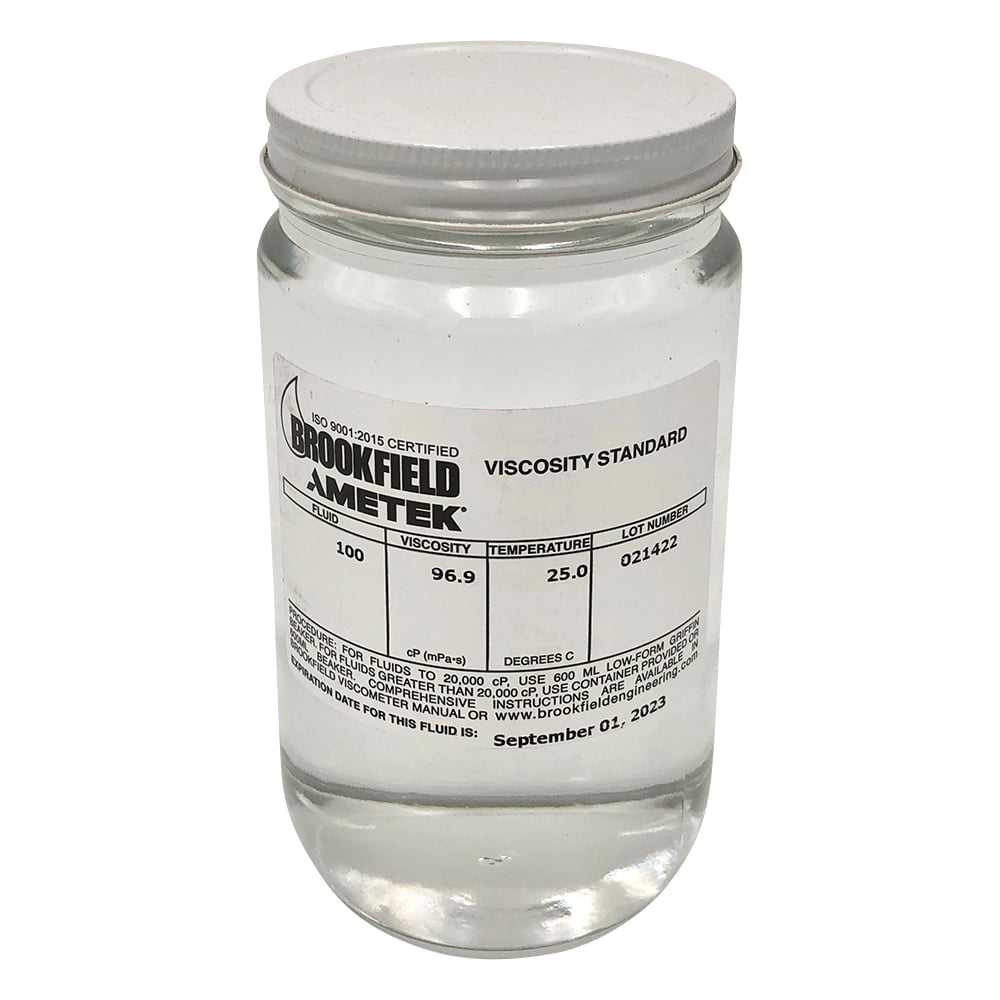 Brookfield Silicone Standard Viscosity Fluid 100mPa・s 100 CPS 1 bottle