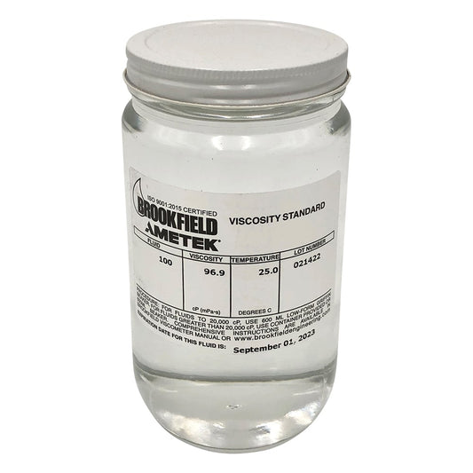 Brookfield Silicone Standard Viscosity Fluid 100mPa・s 100 CPS 1 bottle