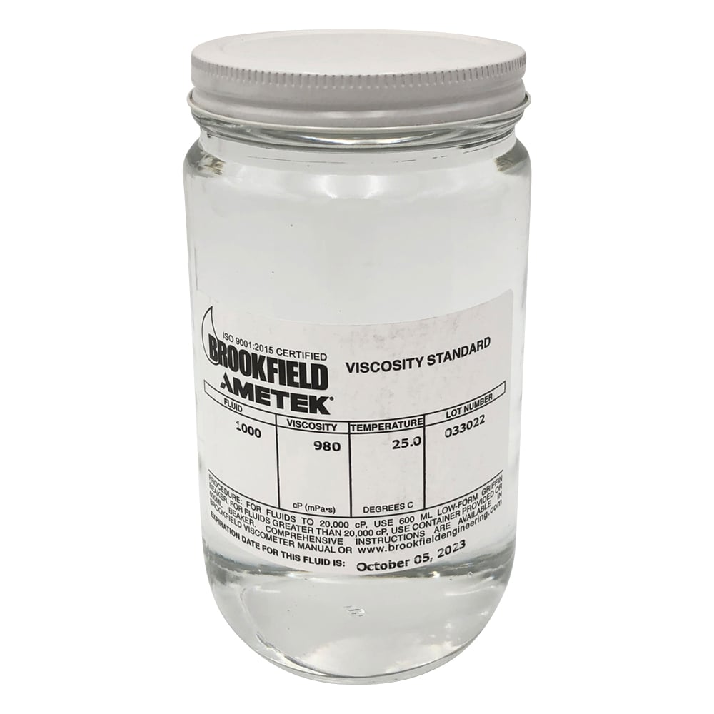 브룩필드 실리콘 표준 점도액 1000mPa・s 1000 CPS 1개
