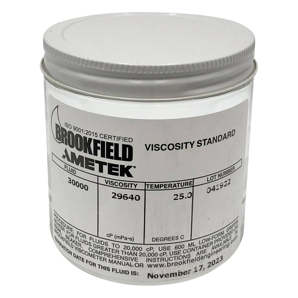 Brookfield Silicone Standard Viscosity Fluid 30000mPa・s 30000 CPS 1 bottle